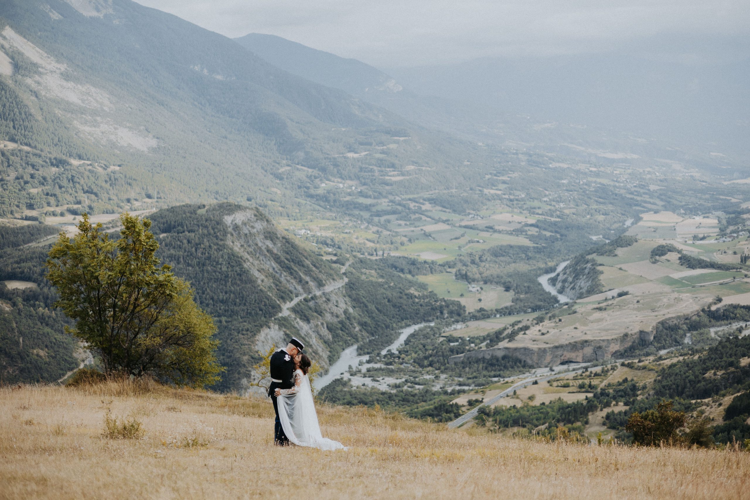 mariage à la montagne