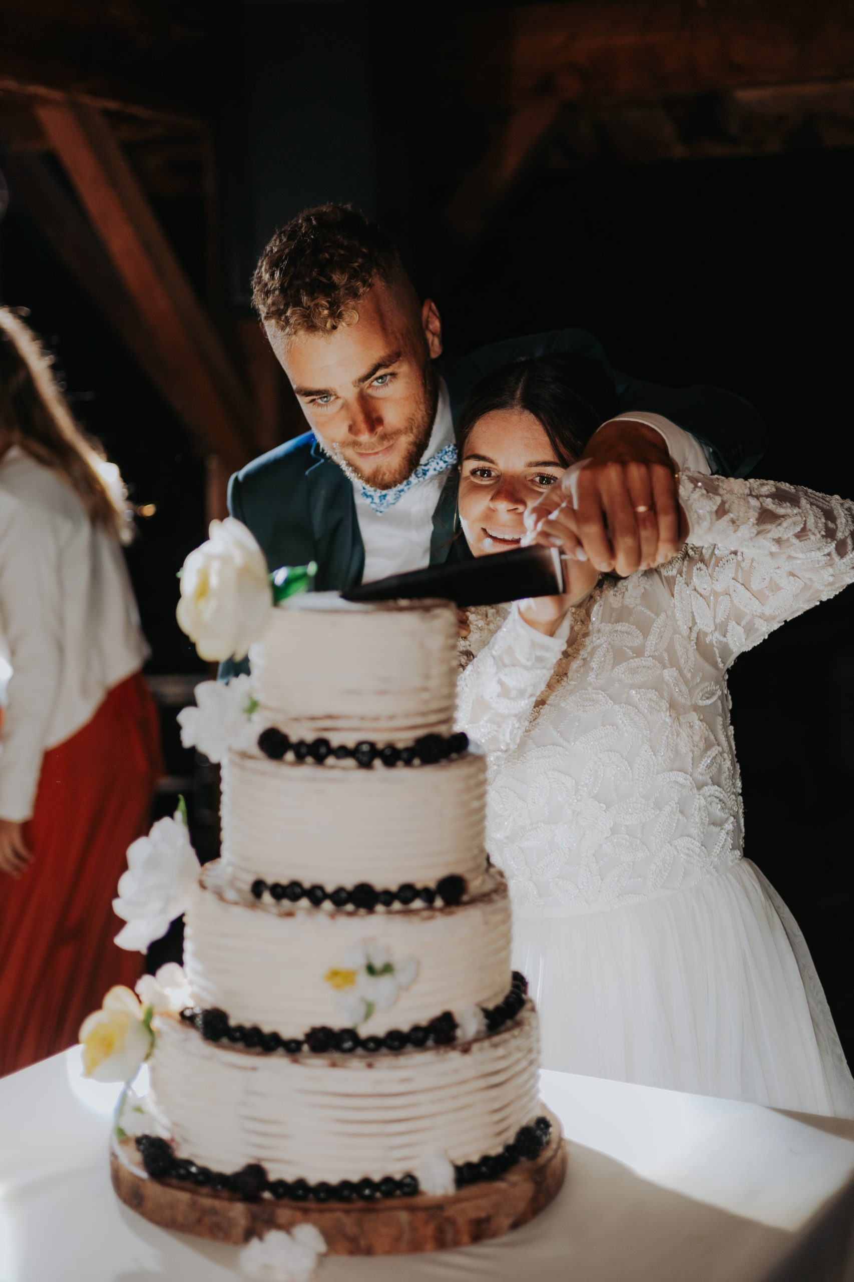 gâteau mariage montagne